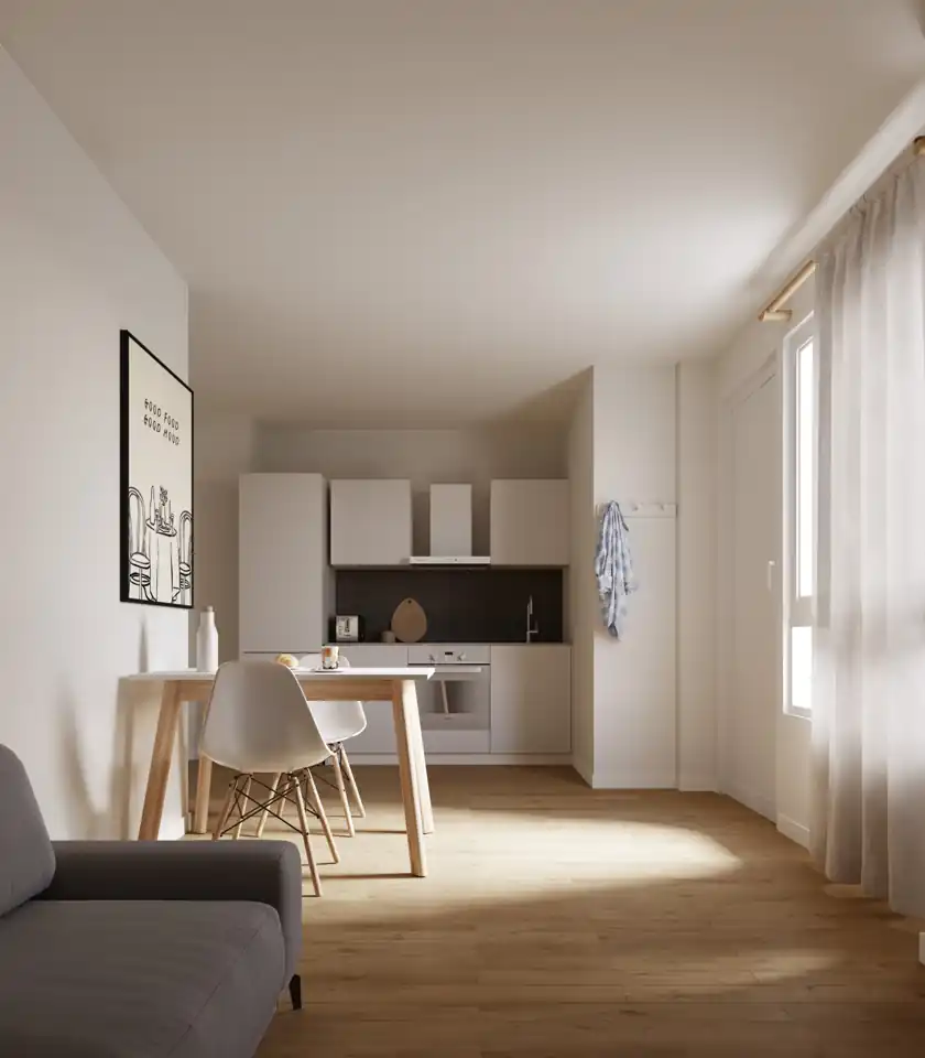 Cocina y comedor